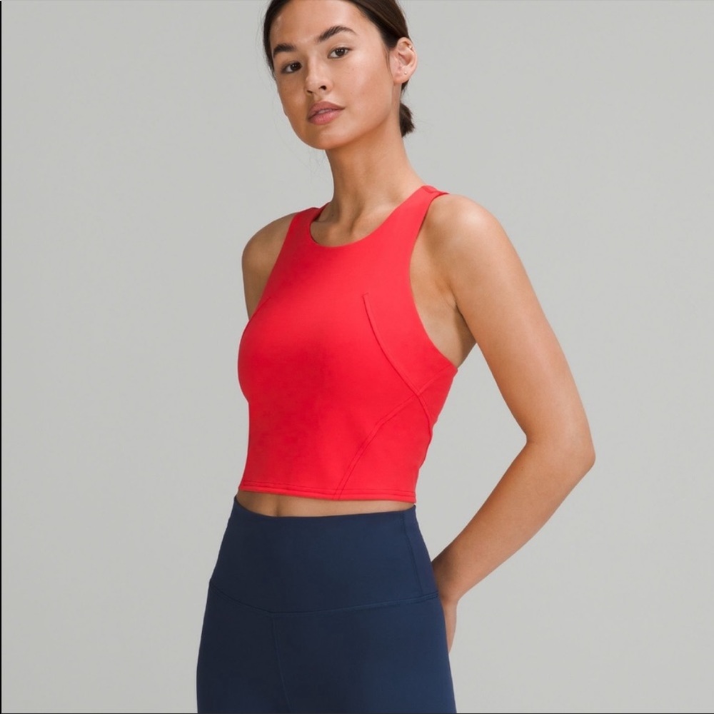 Lululemon Invigorate Training Tank Top, Love Red, Size 6